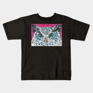 Blue owl Kids T-Shirt